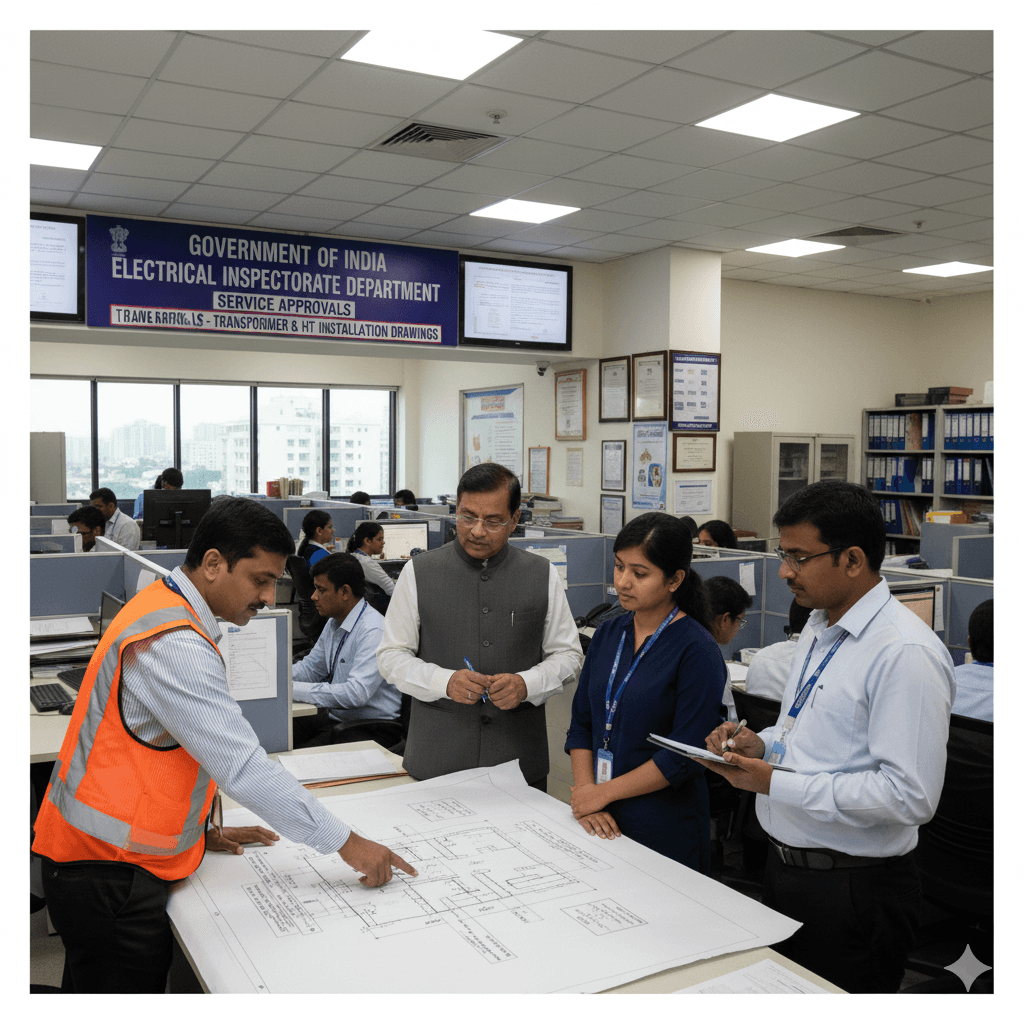 CEIG Transformer And HT Yard Drawing And Installation Approvals