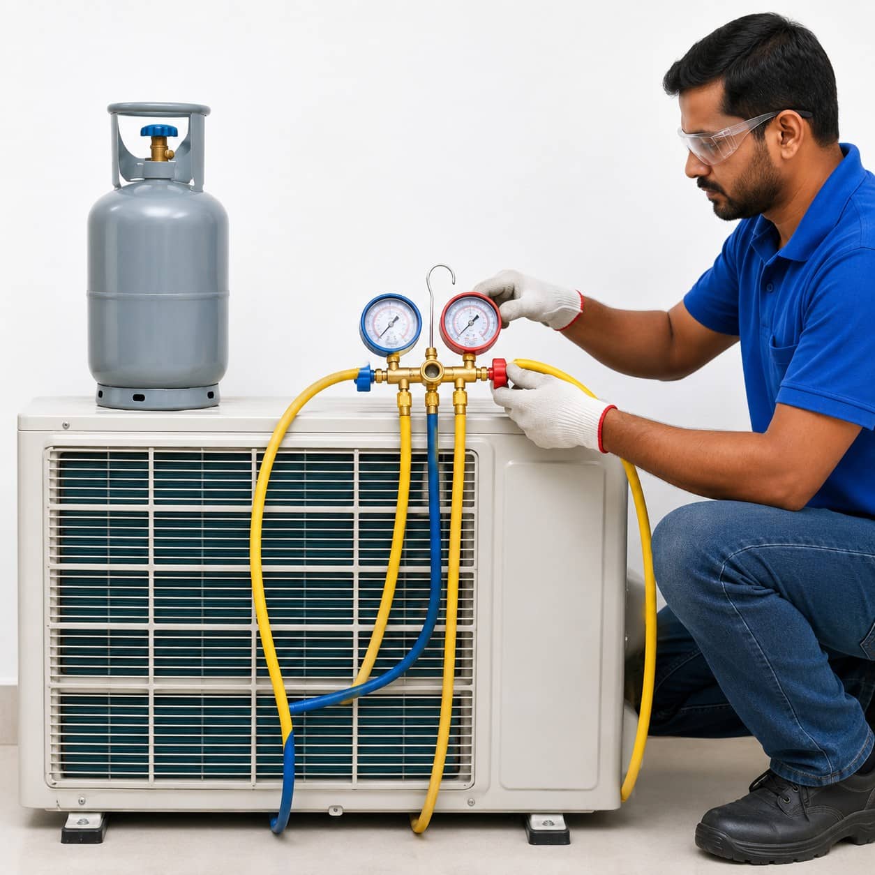 AC Gas Filling (1.5 Ton to 2 Ton)