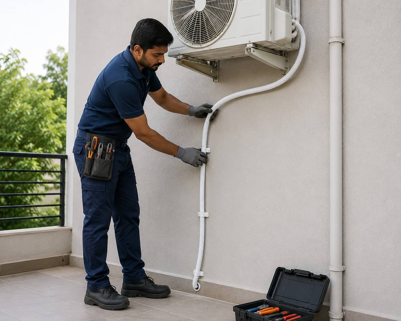 AC Drain Pipe Installation (Per Meter)